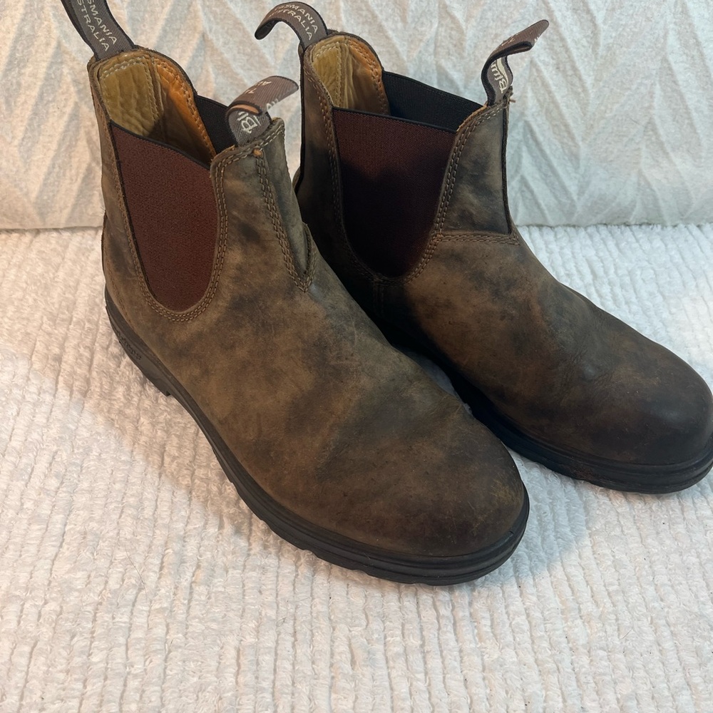 Blundstone Men's Brown Leather Boots